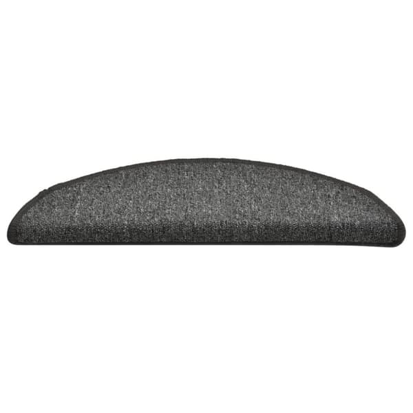 vidaXL trappemåtter 15 stk. 56x17x3 cm mørkegrå