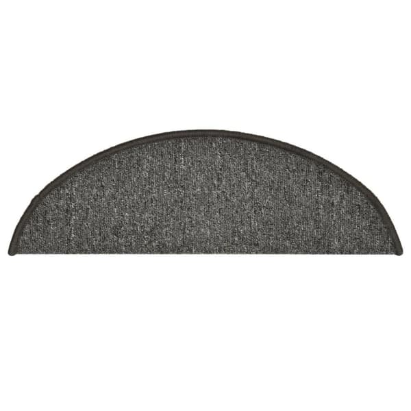 vidaXL trappemåtter 15 stk. 56x17x3 cm mørkegrå