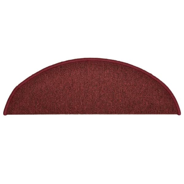 vidaXL trappemåtter 15 stk. 56x17x3 cm rød