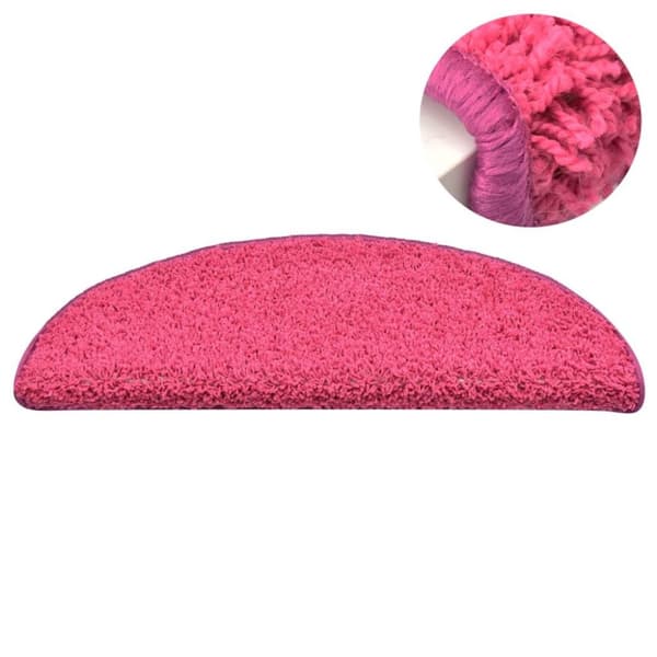 vidaXL Porrasmatot 15 kpl pinkki 56x17x3 cm