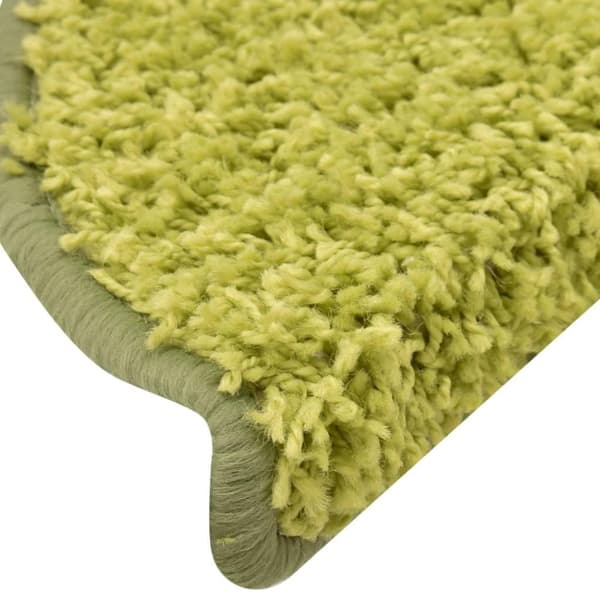 vidaXL trappemåtter 15 stk. 56x17x3 cm grøn