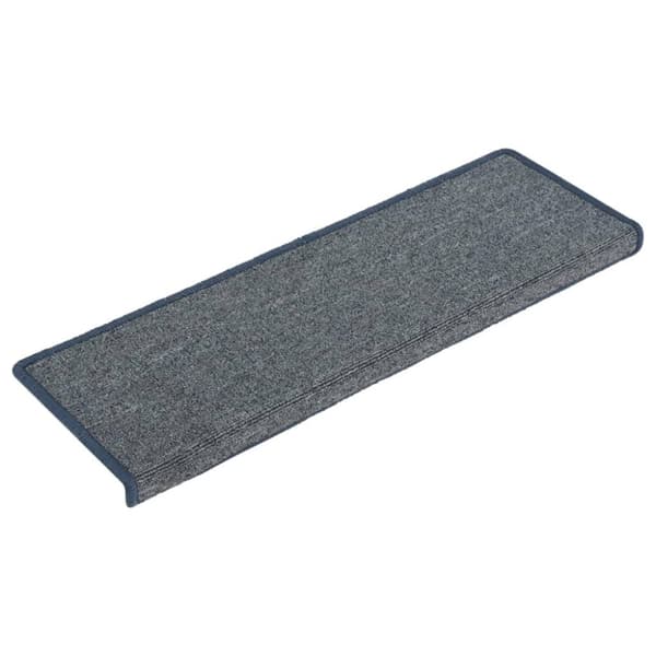 vidaXL 15 stk. trappemåtter 65x21x4 cm lilla og blå