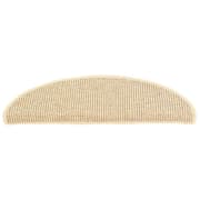 vidaXL Selvklebende trappematter 15 stk 56x17x3 cm lysebeige