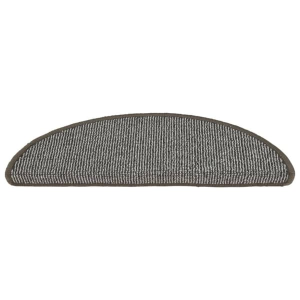 vidaXL trappemåtter 15 stk. 56x17x3 cm grå