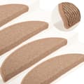 Miniatyrbilde 9 av 11: vidaXL Trappetrinnstepper 15 stk lysebrun 65x21x4 cm