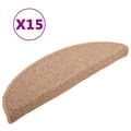 Miniatyrbilde 1 av 11: vidaXL Trappetrinnstepper 15 stk lysebrun 65x21x4 cm