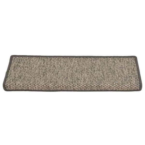 vidaXL selvklæbende trappemåtter 15 stk. 65x21x4 cm grå og beige