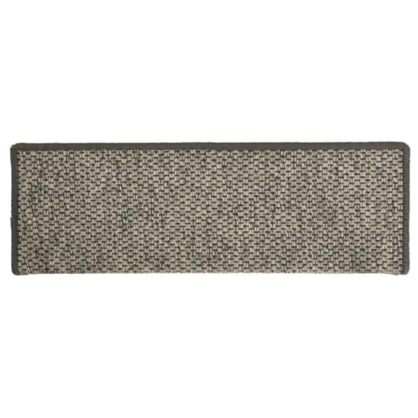 vidaXL selvklæbende trappemåtter 15 stk. 65x21x4 cm grå og beige