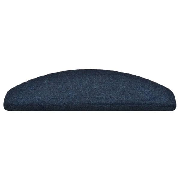 vidaXL Selvklebende trappematter 10stk marineblå 65x21x4cm nålestempel