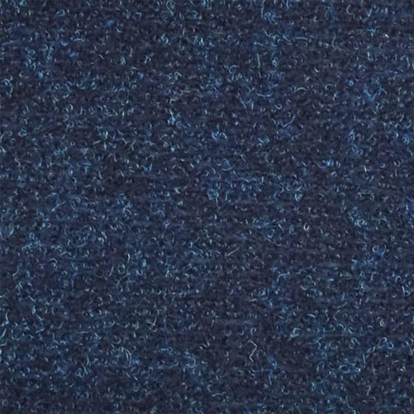vidaXL selvklæbende trappemåtter 5 stk. 65x21x4 cm tuftet marineblå