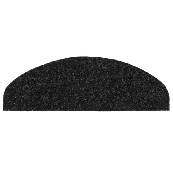 vidaXL selvklæbende trappemåtter 5 stk. 65x21x4 cm tuftet sort