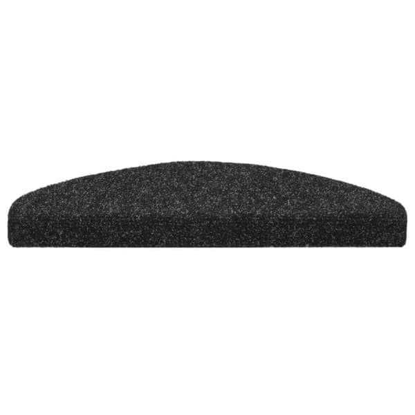 vidaXL selvklæbende trappemåtter 5 stk. 65x21x4 cm tuftet sort
