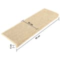 Miniatyrbillede 7 af 7: vidaXL selvklæbende trappemåtter 15stk. 65x21x4cm sisal-look lys beige