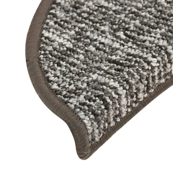 vidaXL trappemåtter 15 stk. 56x17x3 cm Antracitgrå