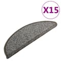Miniatyrbild 1 av 10: vidaXL Trappstegsmattor 15 st antracit 65x21x4 cm