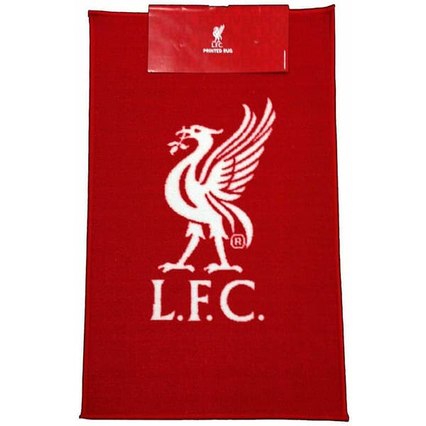 Liverpool FC Officiell matta med fotbollsmärke Red/White One Size