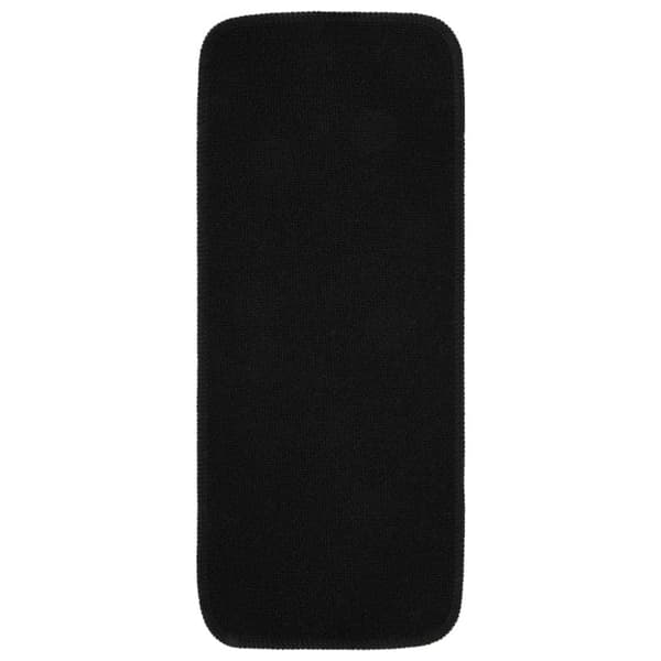 vidaXL skridsikre trappemåtter 15 stk. 60x25 cm rektangulær sort