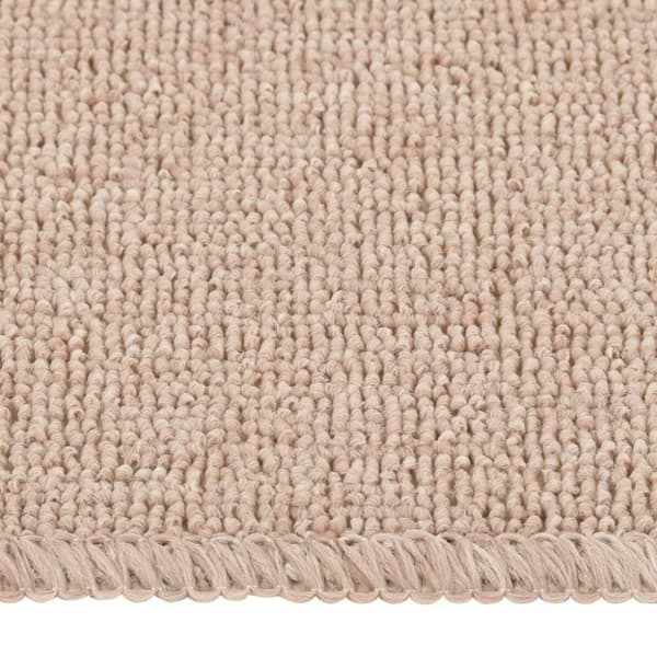 vidaXL Sklisikre trappematter 15 stk 60x25 cm beige rektangulær