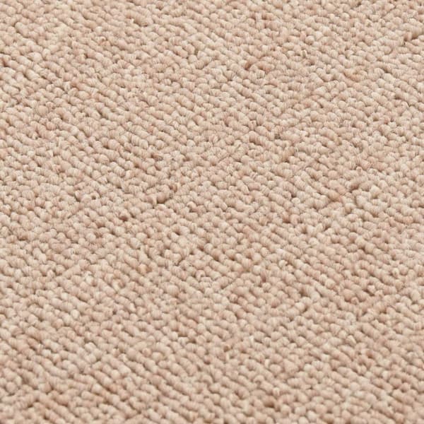 vidaXL Sklisikre trappematter 15 stk 60x25 cm beige rektangulær