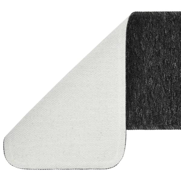 vidaXL skridsikre trappemåtter 15 stk. 60x25 cm rektangulær antracit