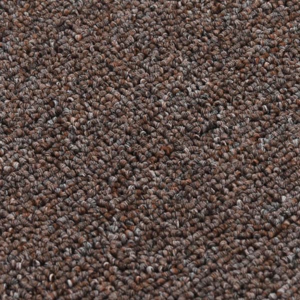 vidaXL skridsikre trappemåtter 15 stk. 75x20 cm rektangulær brun