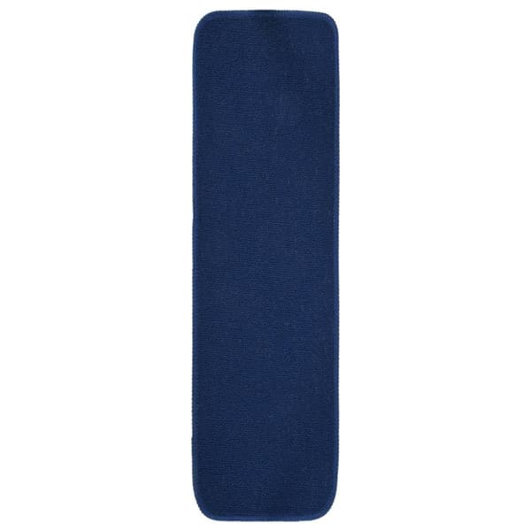 vidaXL skridsikre trappemåtter 15 stk. 75x20 cm rektangulær marineblå