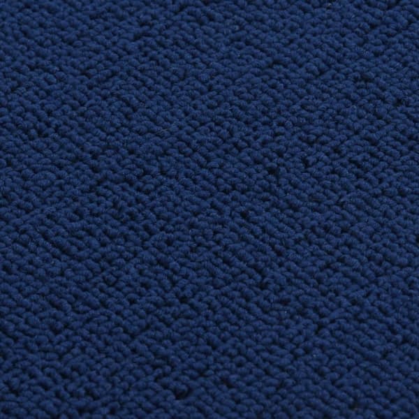 vidaXL skridsikre trappemåtter 15 stk. 75x20 cm rektangulær marineblå