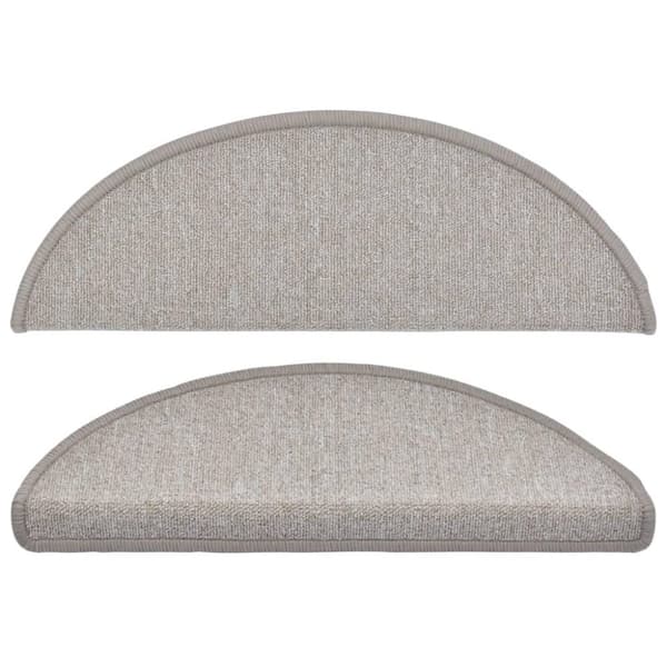 vidaXL Trappematter 10 stk 65x24x4 cm gråbrun