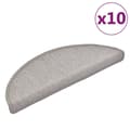 Miniatyrbilde 1 av 10: vidaXL Trappematter 10 stk 65x24x4 cm gråbrun