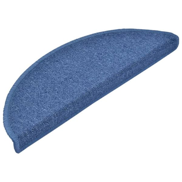 vidaXL trappemåtter 10 stk. 65x24x4 cm blå