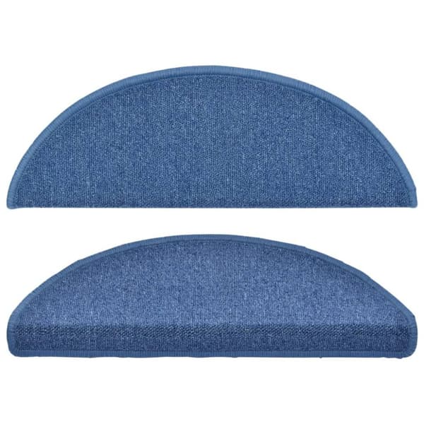vidaXL trappemåtter 10 stk. 65x24x4 cm blå