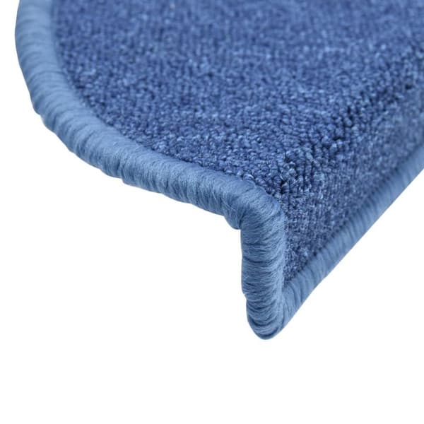 vidaXL trappemåtter 10 stk. 65x24x4 cm blå