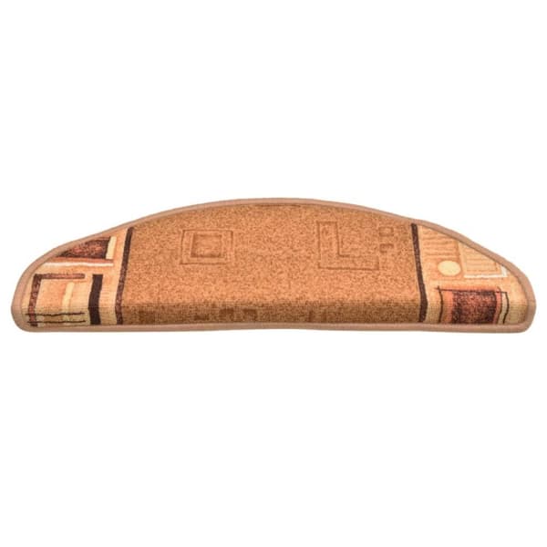 vidaXL Selvklebende trappematter 10 stk 65x21x4 cm beige