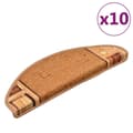 Miniatyrbilde 10 av 11: vidaXL Selvklebende trappematter 10 stk 65x21x4 cm beige