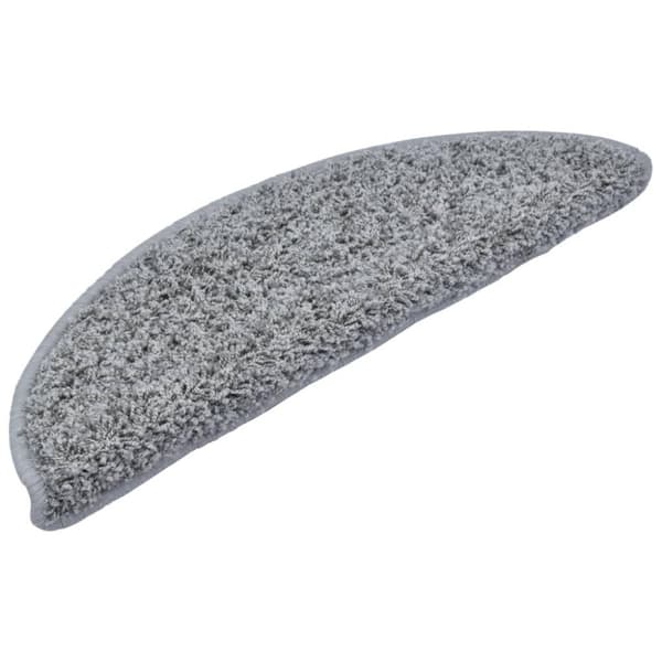 vidaXL trappemåtter 10 stk. 56x17x3 cm grå