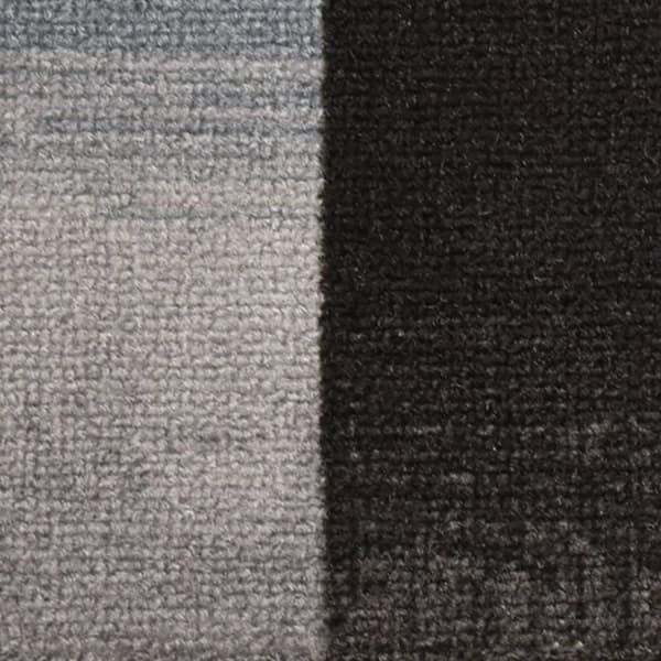 vidaXL selvklæbende trappemåtter 10 stk. 65x21x4 cm sort og grå