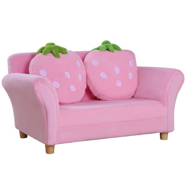 Barnsoffa, 90x53x48 cm, Rosa och Grön