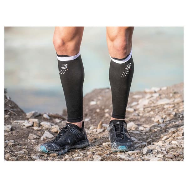 Compressport Kalveærmer R2v2 Sort T4 Mand