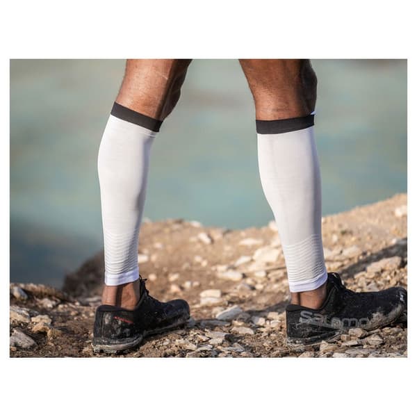 Compressport Kalv Ärmar R2v2 Vit T1 Man