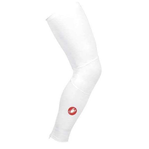 Castelli Säärystimet Lycra Valkoinen XL Mies