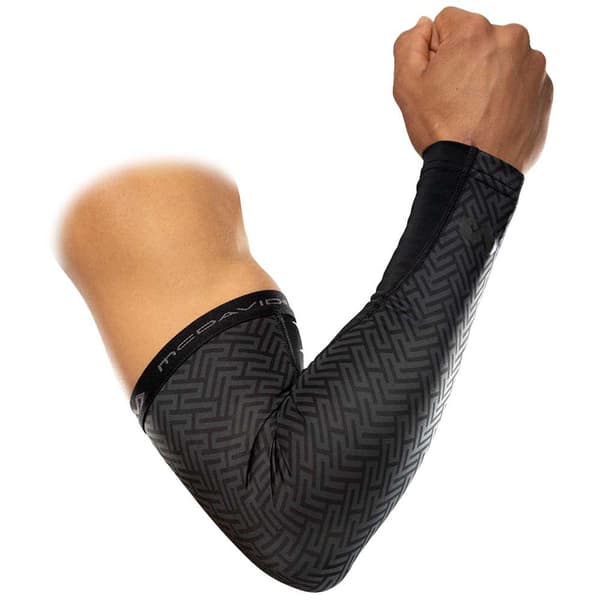 Mc David X-fitness Dual Layer Compression Armvärmare Svart XL Man