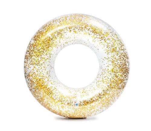 Oppustelig ring med funklende glimmer #56274