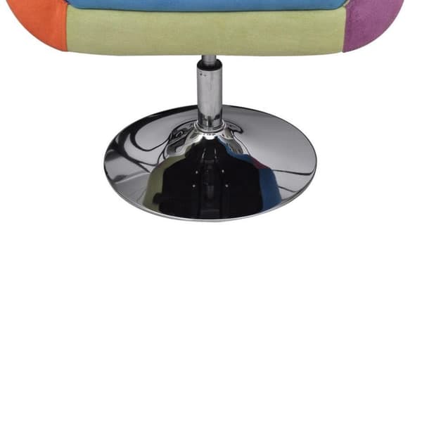 vidaXL kubelænestol med patchworkdesign stof