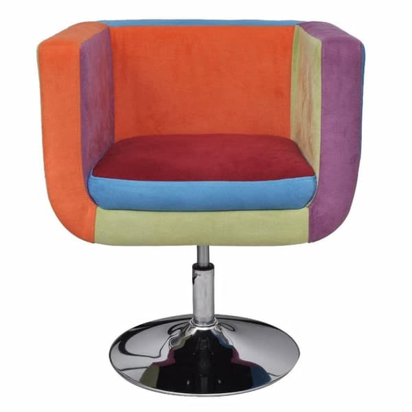 vidaXL kubelænestol med patchworkdesign stof