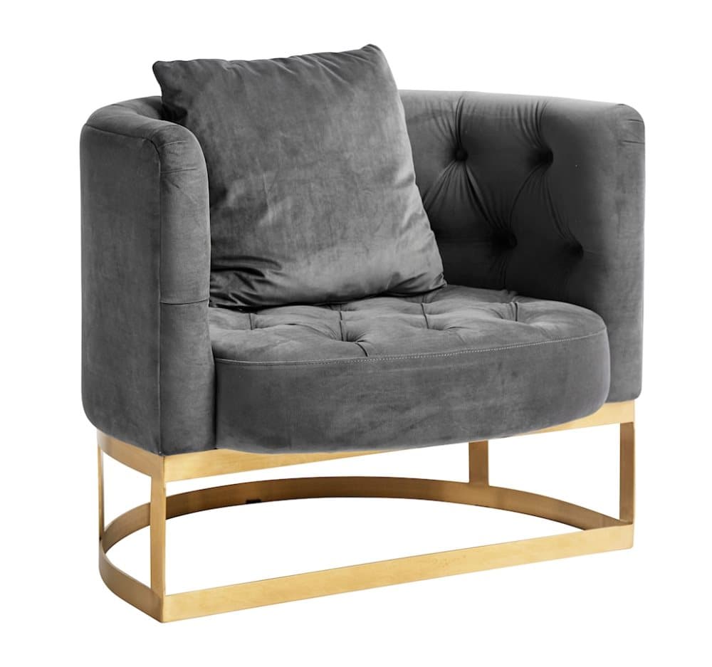 Lounge fåtölj Grå