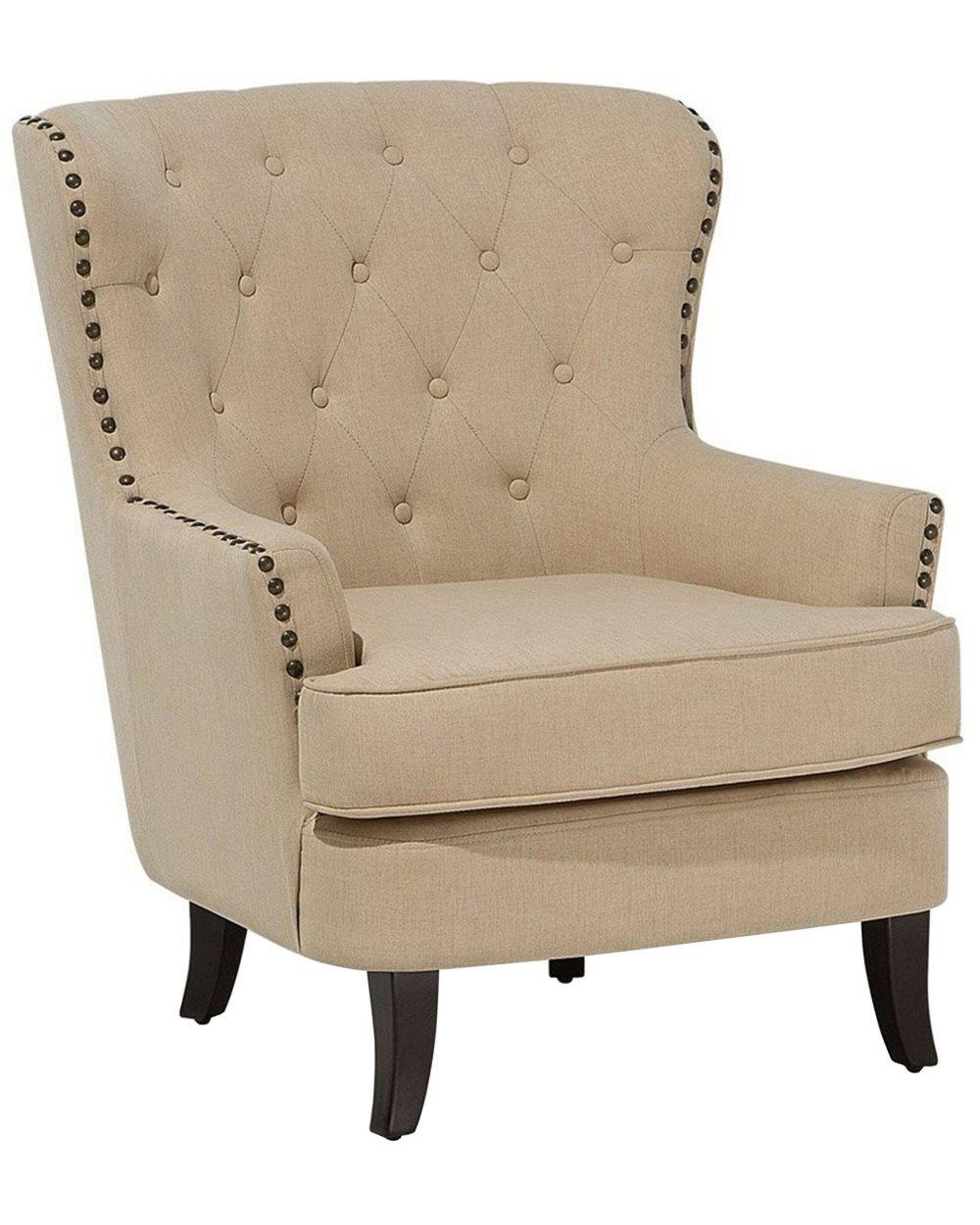Fåtölj beige VIBORG II