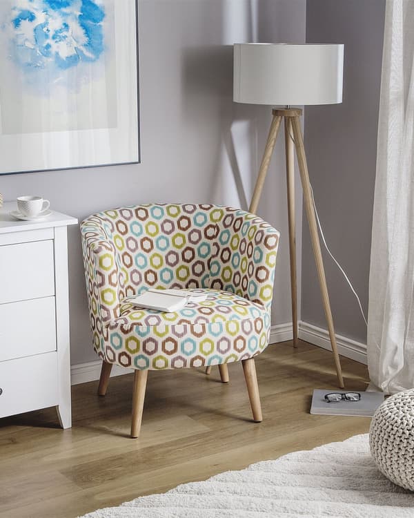 Nojatuoli monivärinen 71 x 75 x 72 cm polyesteri k