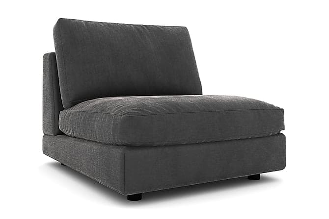 Arken Midtermodul 90 cm Velour Morkegrå