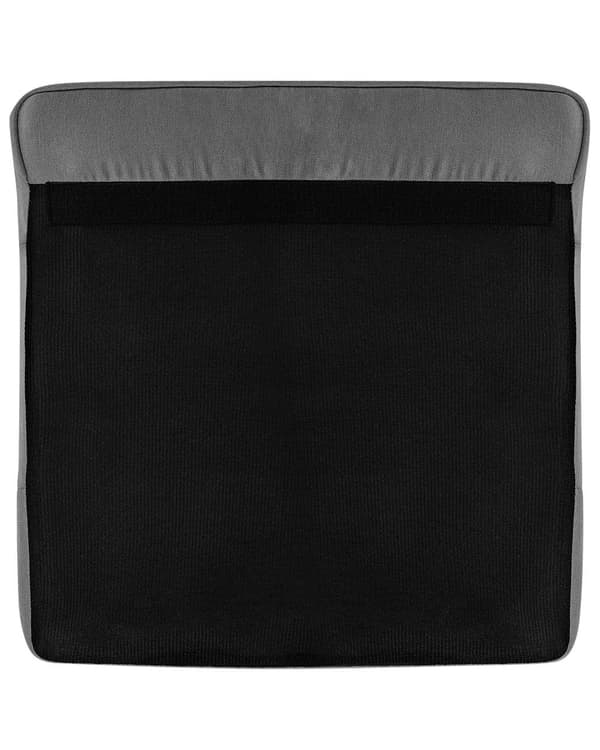 Chesterfield Lænestol Lysegrå Polyester med Sorte Træben 112 x 85 x 79 Bred Tyk Polstret Armstol Knap Tuftet Venetiansk Barok stil Stue Dekor