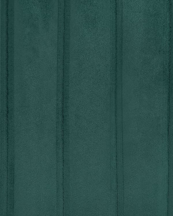 Grøn wingback lænestol velour højt ribbet ryglæn dekorative retro ben